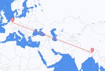 Flyreiser fra Guwahati, India til Köln, Tyskland