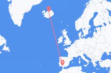 Flyreiser fra Sevilla, til Akureyri