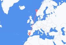 Flights from Jerez de la Frontera, Spain to Førde, Norway