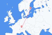 Flights from Zürich in Switzerland to Stockholm in Sweden