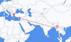 Flyrejser fra Naypyidaw til Paros