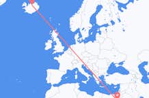 Vluchten van Sharm el-Sheikh, Egypte naar Akureyri, IJsland