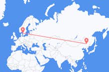 Flights from Harbin to Gothenburg