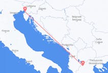 Vols depuis la ville de Kastoria vers la ville de Trieste