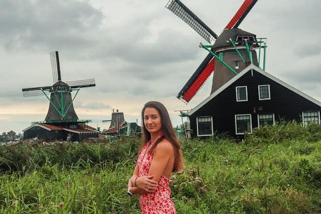 阿姆斯特丹：在桑斯安斯风车村拍摄您自己的私人照片