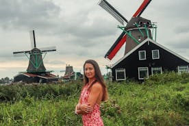 アムステルダム：ザーンセスカンスの風車で自分だけのプライベート写真撮影