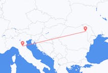 Flyreiser fra Bologna, Italia til Iași, Romania