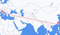 Flyg från Tainan, Taiwan till Rom, Italien