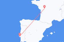 Flyreiser fra Poitiers, Frankrike til Lisboa, Portugal