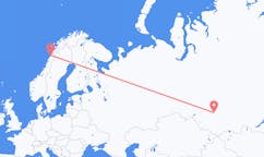 Flights from Kemerovo, Russia to Bodø, Norway