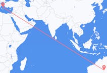 Flights from Uluru, Australia to Santorini, Greece