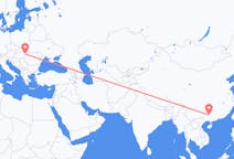 Flyreiser fra Liuzhou, Kina til Debrecen, Ungarn