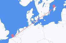Loty z Visby (Dania), Szwecja do Ostendy, Belgia