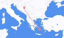 Flights from Sarajevo to Santorini