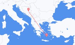 Flyrejser fra Sarajevo til Santorini