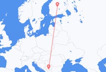 Flights from Pristina, Kosovo to Jyväskylä, Finland