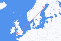 Flights from Umeå, Sweden to Exeter, the United Kingdom