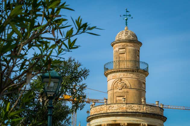 Lija Belvedere Tower or Torri Belvedere is a neoclassic monument a limestone folly tower, Lija, Central Malta, March 2017