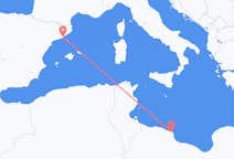 Flyg från Misurata, Libyen till Barcelona, Spanien