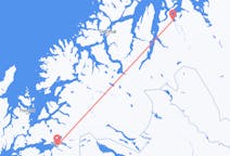 Fly fra Sørkjosen til Narvik