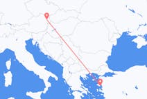 Vols de Mytilène, Grèce pour la Vienne, Autriche