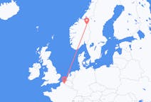 Flights from Lille, France to Røros, Norway