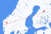 Flights from Sogndal, Norway to Kajaani, Finland