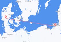 Flights from Kaliningrad, Russia to Billund, Denmark