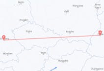Vluchten van Lviv, Oekraïne naar Neurenberg, Duitsland