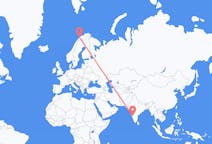 Flights from Hubli, India to Tromsø, Norway