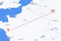 Vluchten van Frankfurt, Duitsland naar Nantes, Frankrijk