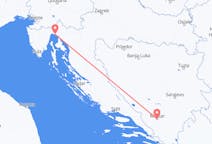 Voos de Rijeka para Mostar