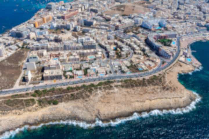 Ferielejligheder i Qawra, Malta
