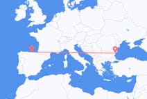 Flights from Santander to Varna