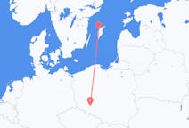 出发地 瑞典出发地 維斯比目的地 波兰弗罗茨瓦夫的航班