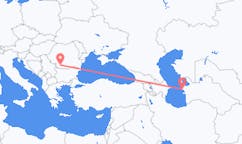 Loty z Turkmenbaszy, Turkmenistan z Krajowa, Rumunia