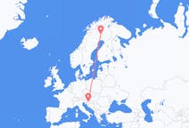 Рейсы из Пахалы, Швеция в Загреб, Хорватия