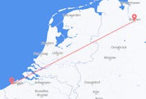 Vols depuis la ville d'Ostend vers la ville de Brême