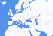 Flyg från Aqtöbe, Kazakstan till Barcelona, Spanien