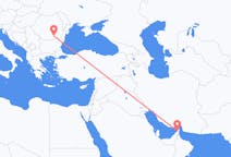 Flyreiser fra Ras al-Khaimah, De forente arabiske emirater til București, Romania