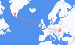 Flyrejser fra Narsaq, Grønland til Cluj Napoca, Rumænien