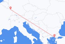 Loty z miasta Aleksandropolis do miasta Saarbrücken