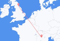 Flights from Durham, England, England to Milan, Italy