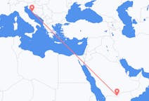 Flights from Sharurah, Saudi Arabia to Zadar, Croatia