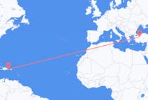 Flyreiser fra Punta Cana, Den dominikanske republikk til Eskişehir, Tyrkia
