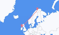 Flyreiser fra Alta, Norge til Derry, Nord-Irland