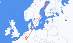 Flights from Kokkola, Finland to Saarbrücken, Germany
