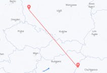 Fly fra Oradea til Zielona Góra