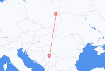 Flyg från Kraljevo, Serbien till Lublin, Polen