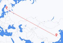 出发地 中国武汉市目的地 芬兰Jyvaskyla的航班
